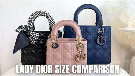 small.lady dior|Lady Dior mini vs small.